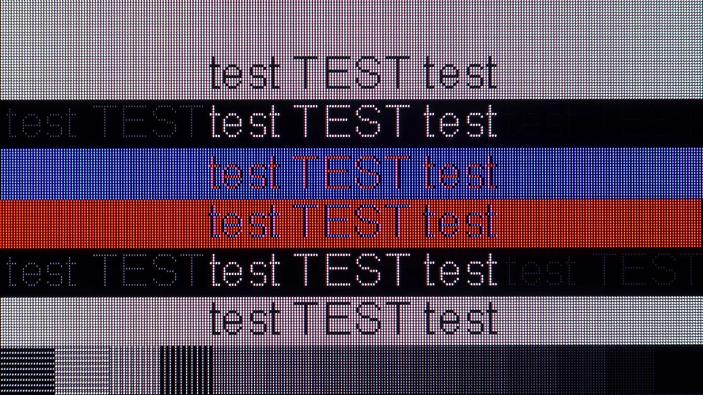 Review LG OLED C6 (WOLED) section Computer compatibility, font readability test