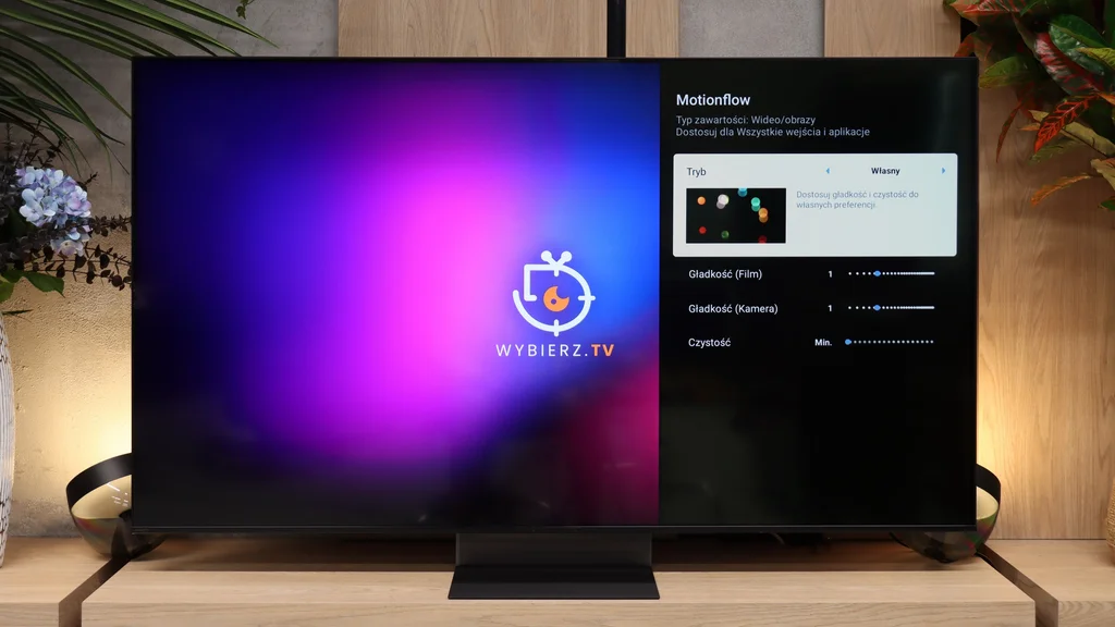 Test Sony BRAVIA 7 II Smużenie i płynność ruchu