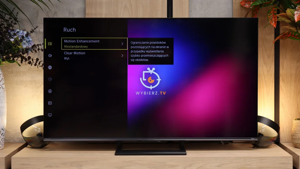 Review Hisense U7S / U77SE Blur and motion smoothness