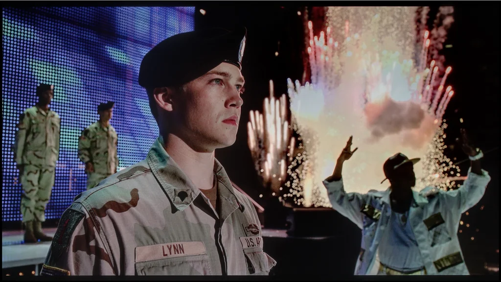 Test Samsung R85H / R86H sekcja Jakość efektu HDR, scena „Billy Lynn”