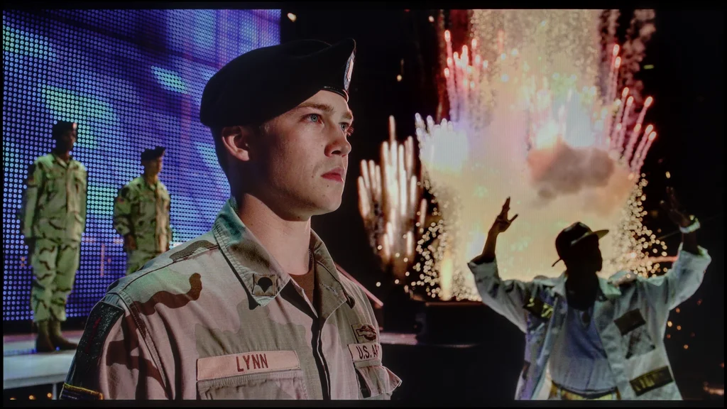 Test Samsung The Frame Pro 2026 (LS03HW) sekcja Jakość efektu HDR, scena „Billy Lynn”