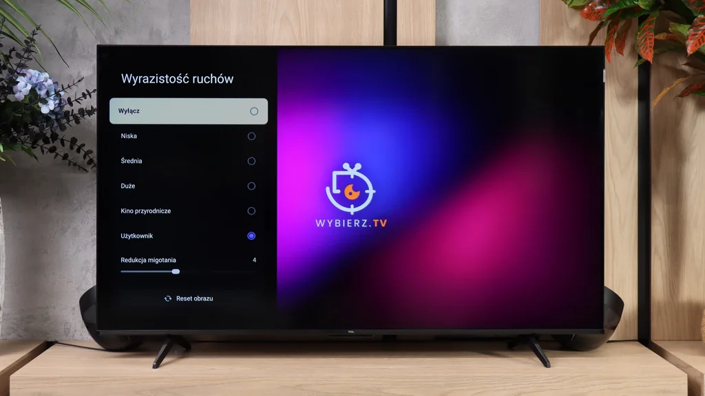 Test TCL P7L / P79L Smużenie i płynność ruchu