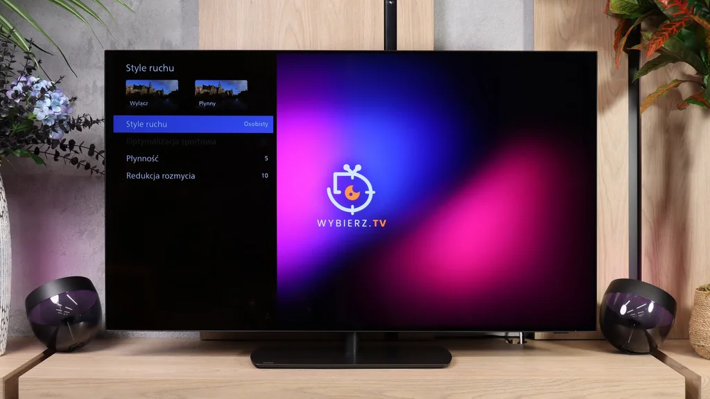 Review Philips OLED811 Blur and motion smoothness