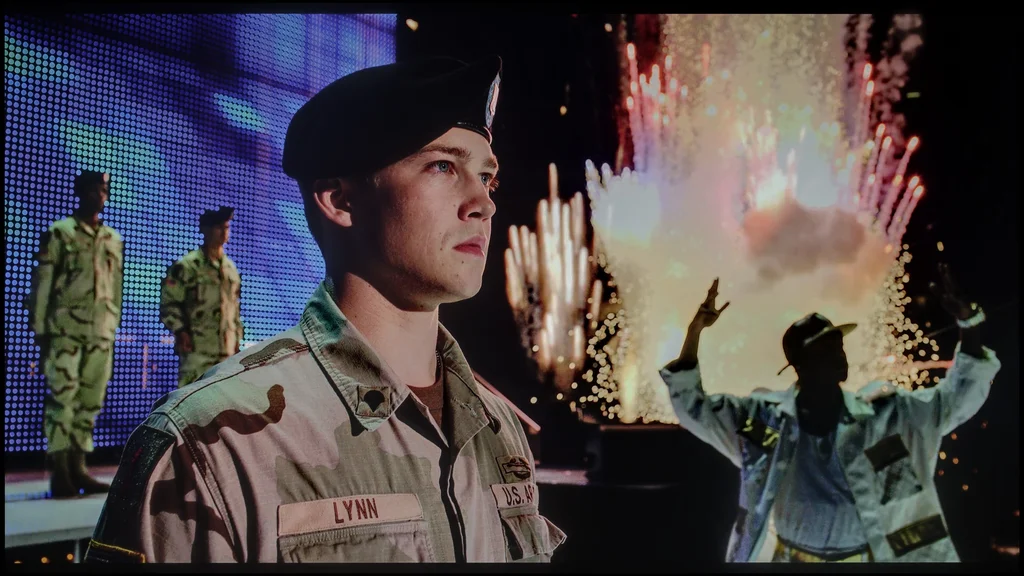 Test Panasonic W92C (Google TV) sekcja Jakość efektu HDR, scena „Billy Lynn”