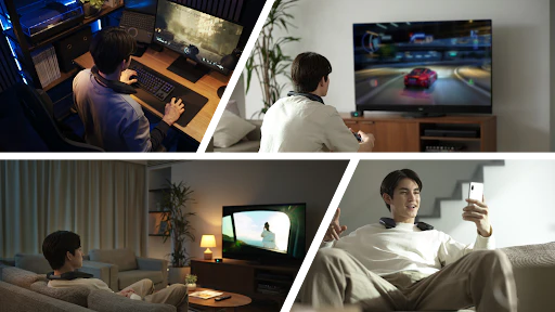 Panasonic GNW30 to naramienny głośnik gamingowy z dźwiękiem 4.0, niskim opóźnieniem i mikrofonami AI. Idealny do PS5, Xbox, PC i smartfona.