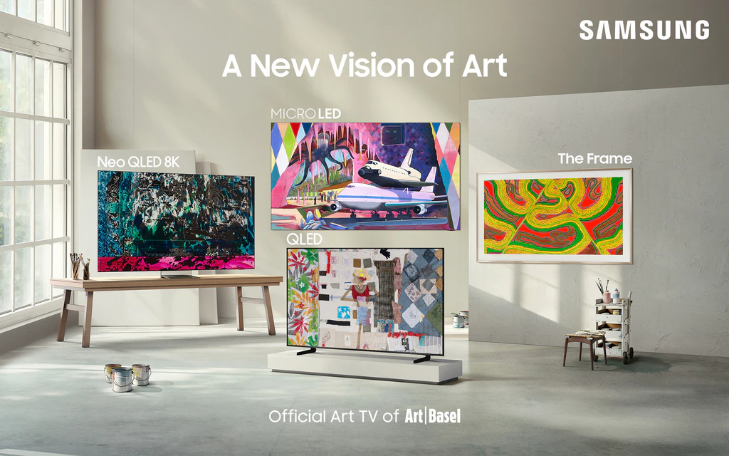 Art Basel 2025 und Samsung: Neue digitale Kunstkollektion jetzt verfügbar auf The Frame, QLED und Micro LED TVs. Entdecke 38 ausgewählte Meisterwerke!
