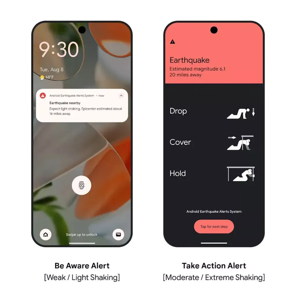 Google Earthquake Alerts uses 2 billion Android phones to detect earthquakes. The new technology warns millions in real time.