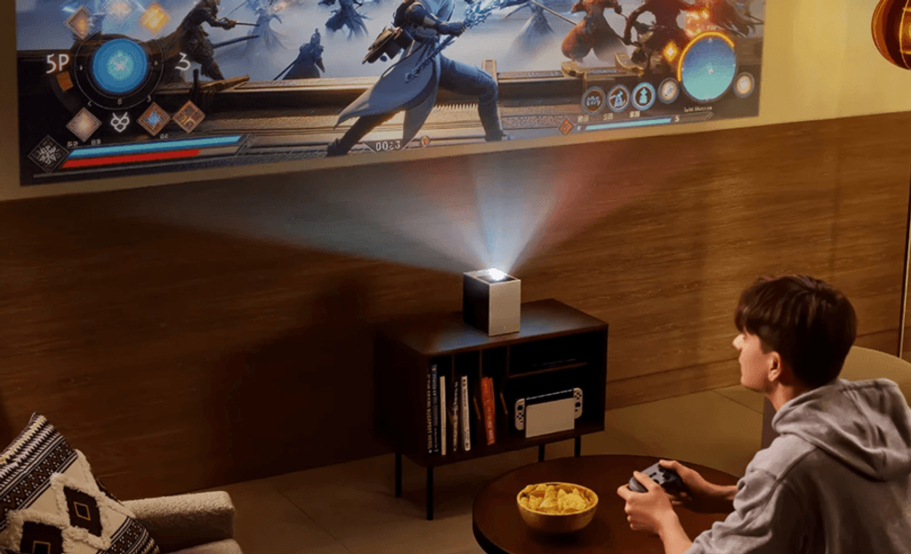 LG CineBeam S Mini UST – compact 4K projector 0.25:1. 100-inch image from a minimal distance, brightness of 500 ANSI, Filmmaker mode and Dolby Atmos.