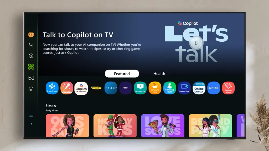 Samsung bets on Copilot AI. The new assistant in OLED, LCD, and The Frame 2025 TVs is more than just a search engine – it's a home entertainment hub.