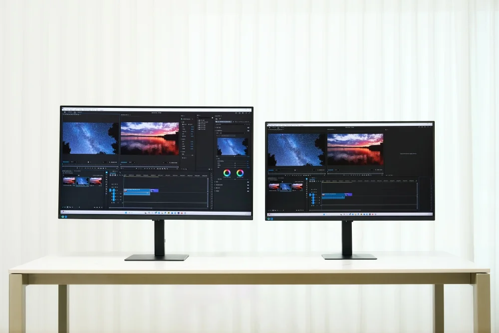 Samsung launches the world’s first 37-inch ViewFinity S8. Five extra inches promise better readability, multitasking and everyday comfort.