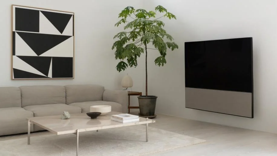 Samsung and Canvas join forces: The HiFi Frame combines TV and HiFi speakers in one frame. Premium design, Art Mode and high-end sound.