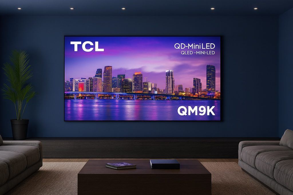Nowy TCL QM9K – najlepszy LCD od TCL z rekordową jasnością, wsparciem Dolby Atmos, AirPlay 2 i Google Cast.