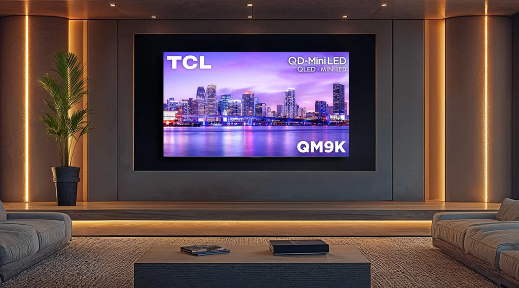 TCL QM9K startet mit Google TV Gemini AI, 6500 Nits Helligkeit, 6000 MiniLED-Zonen und Bang & Olufsen Sound.
