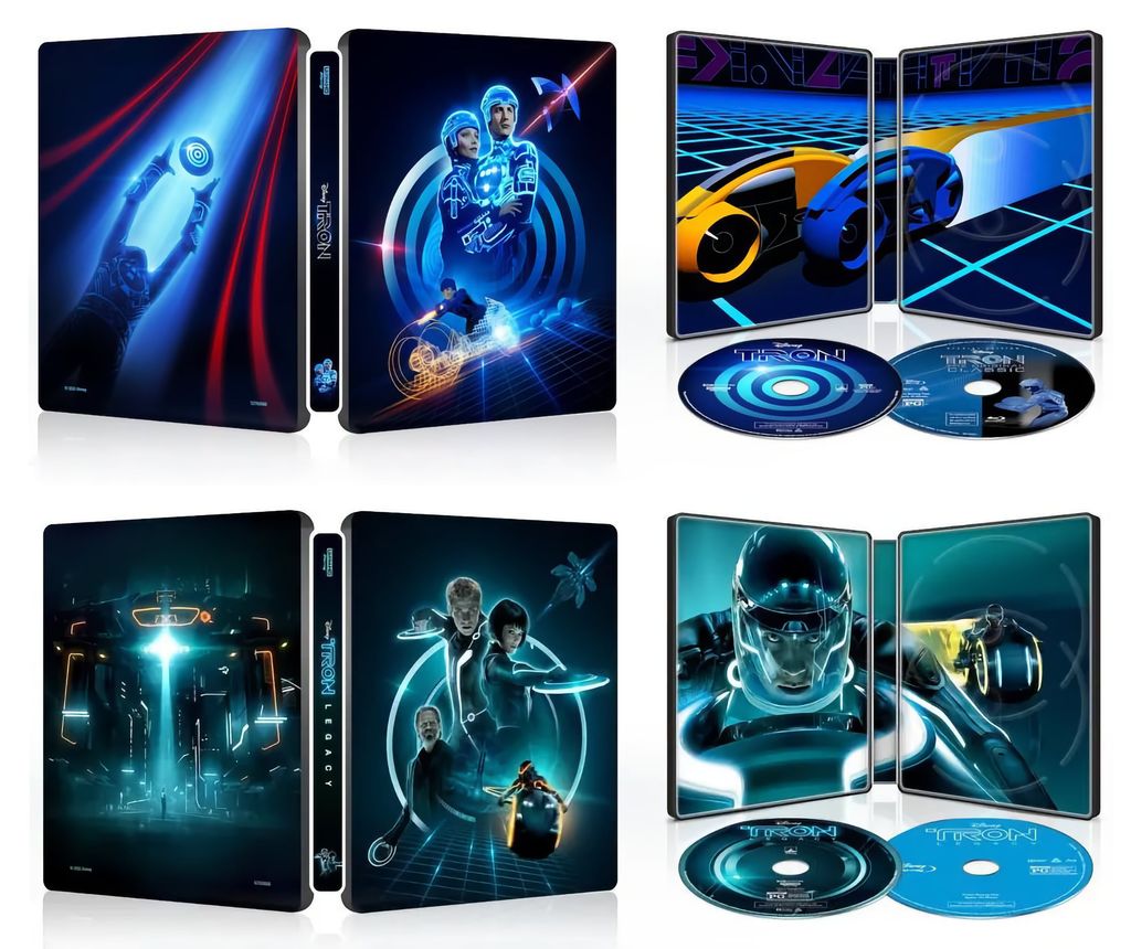 The iconic "Tron" (1982) and the spectacular "Legacy" in 4K Dolby Vision and Atmos. New releases are preparing fans for "Tron: Ares."
