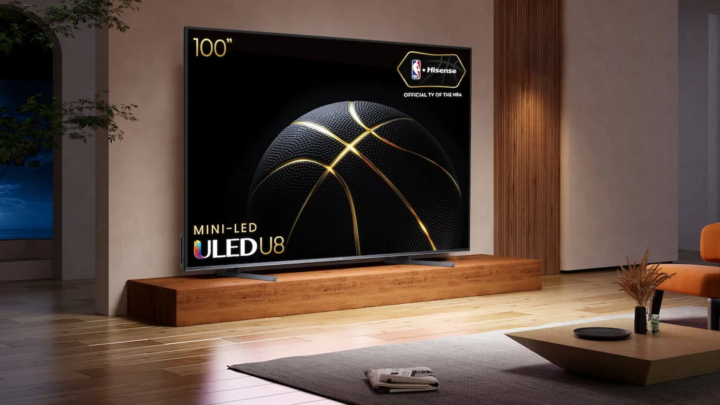 Hisense 100U7KQ 100” MiniLED 4K 144 Hz z Dolby Vision i Atmos. Ogromny ekran, perfekcyjny kontrast i dźwięk kinowy w promocyjnej cenie!