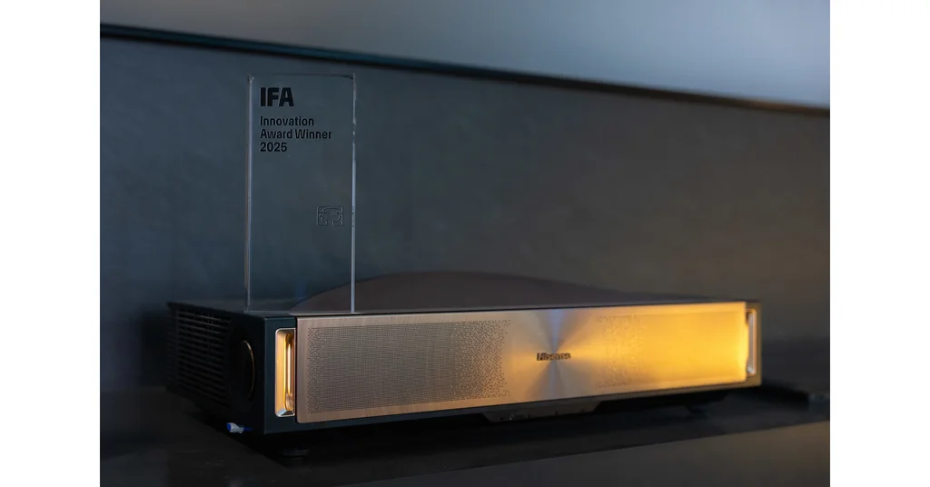 Hisense zgarnia 9 nagród IFA 2025 – L9Q Laser TV, największy RGB-MiniLED 116” i inteligentne AGD z AI. Lider kina domowego i smart living.