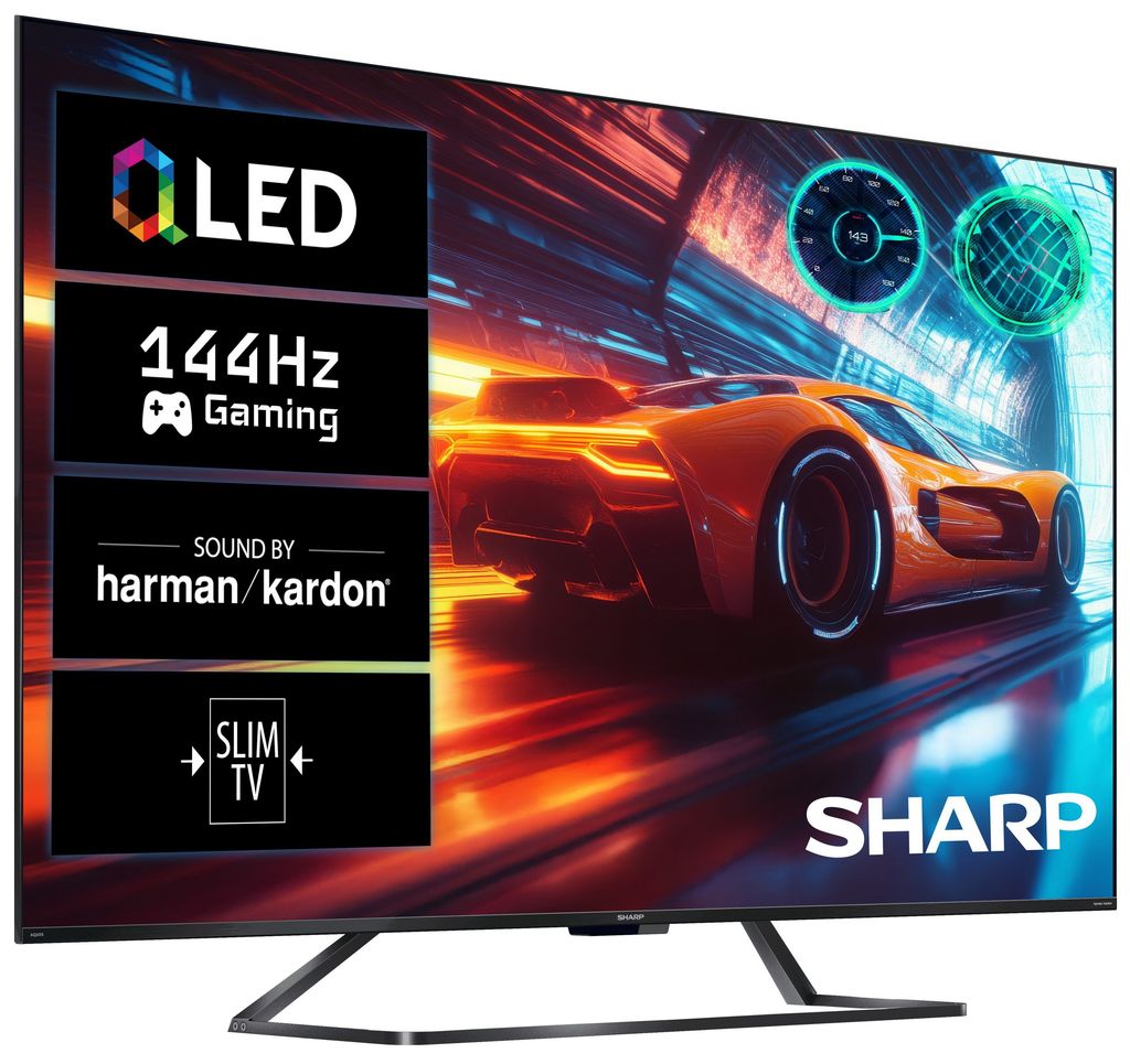 Seria Sharp QLED 144 Hz – FQ, GR i HR8. Do 600 zł zwrotu po rejestracji zakupu i opinii. Sprawdź ofertę w Media Expert.