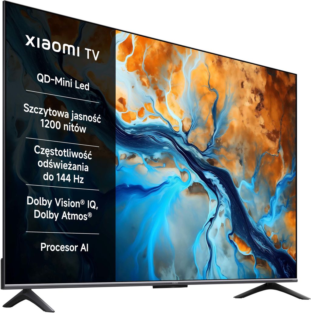 Promocja na telewizory Xiaomi S Mini 2025. Wybierz 65” lub 55” z ekranem MiniLED 4K, 144 Hz i Dolby Vision IQ w atrakcyjnej cenie.