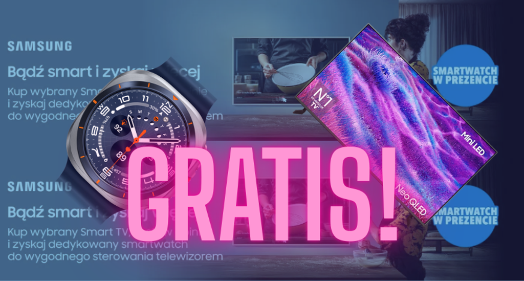 Kup telewizor Samsung w Media Expert i zgarnij Galaxy Watch8 w prezencie. Promocja trwa do 3.11.2025. Sprawdź zasady i modele objęte akcją.