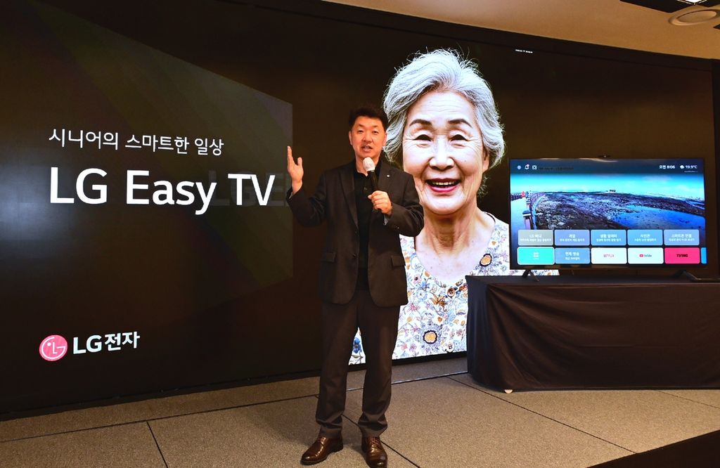LG Easy TV – telewizor 65” i 75” zaprojektowany z myślą o seniorach. Łatwe menu, pilot z dużymi przyciskami i funkcje bezpieczeństwa.