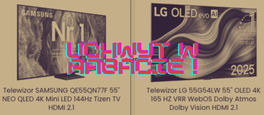 Zgarnij uchwyt Götze & Jensen nawet 300 zł taniej przy zakupie telewizora Samsung Neo QLED lub LG OLED Evo w promocji Media Expert.