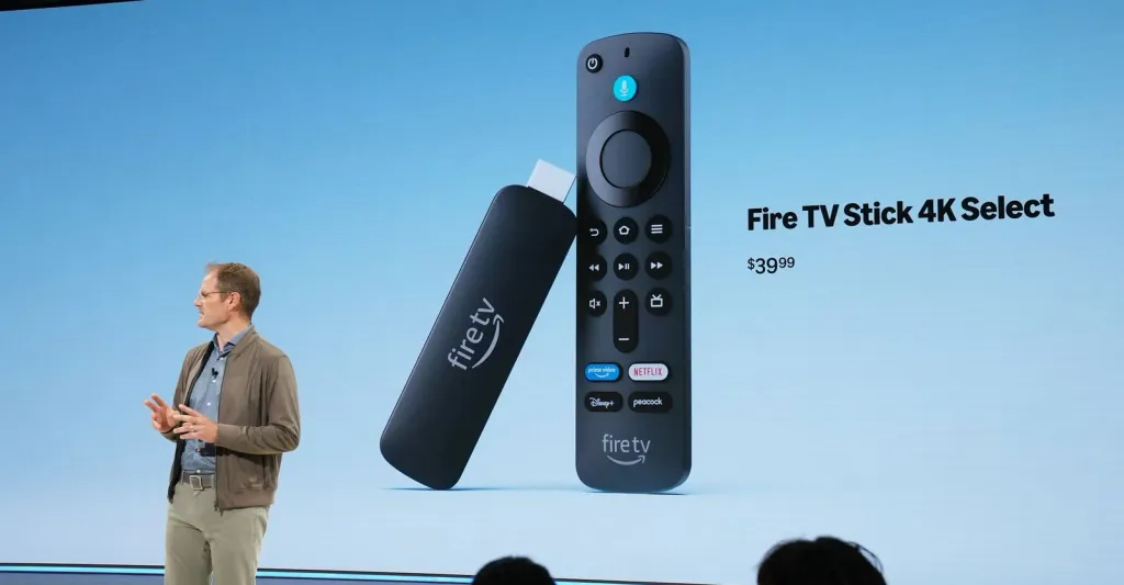 Amazon presents Echo Dot Max, Echo Show 8 and 11, Kindle Scribe Colorsoft, and Fire TV with Omnisense. See what changes with Alexa+.