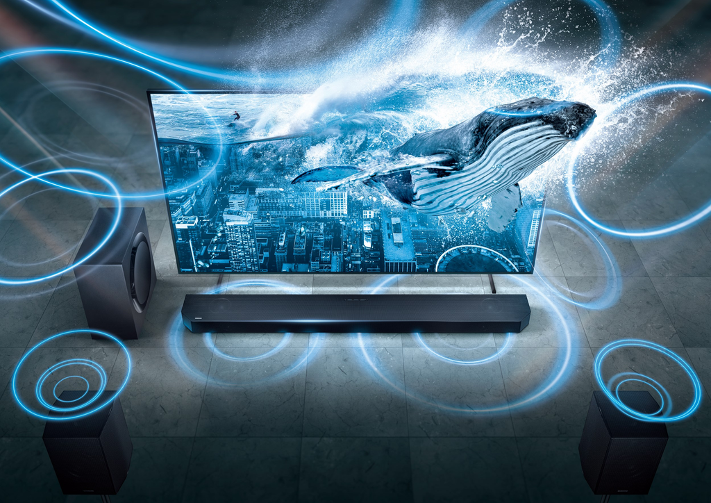Telewizory Samsung Neo QLED 2025 – nowa jakość dźwięku i obrazu. Dolby Atmos, Q-Symphony i Aktywny Wzmacniacz Głosu tworzą kinowe doświadczenie w domu.