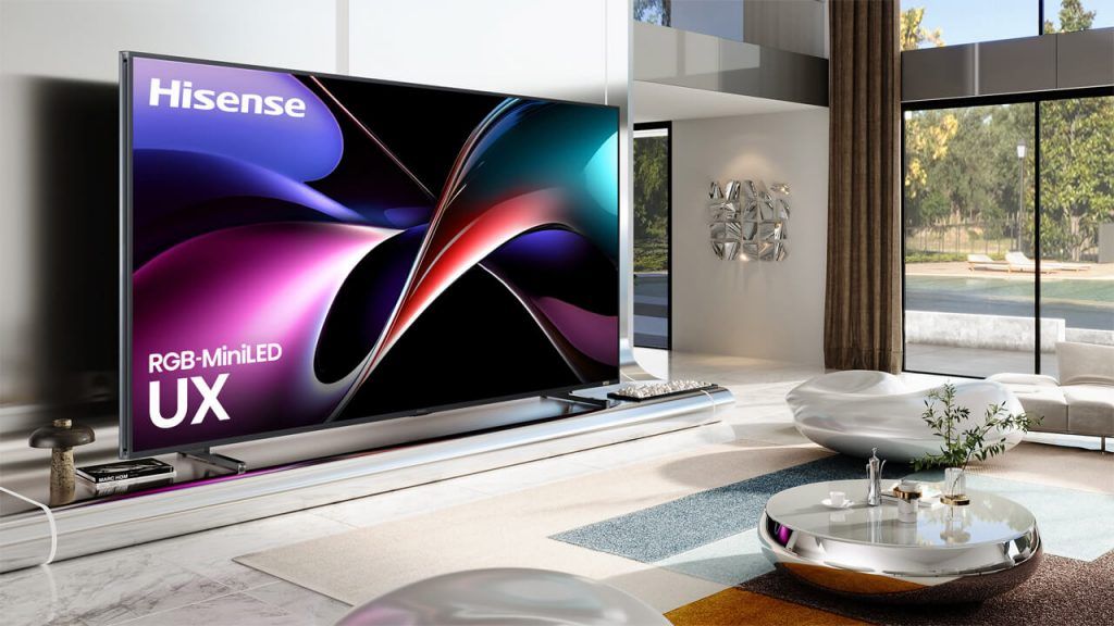 Hisense 116UXQ – a 116-inch RGB MiniLED beast. Stunning HDR, rich color depth and next-gen connectivity with HDMI 2.1 and VRR.
