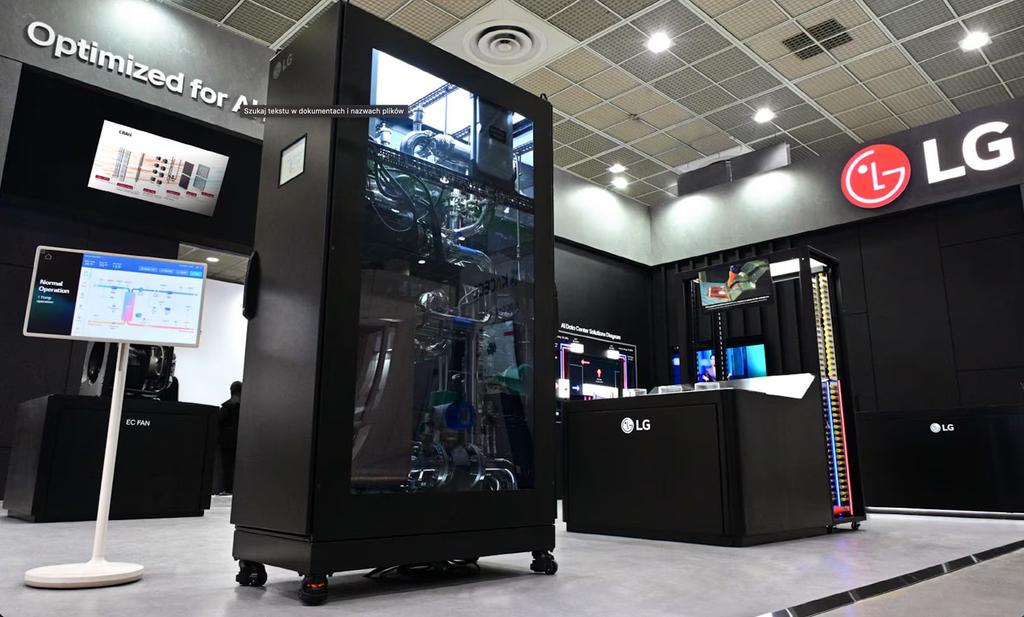 LG enters the world of AI data centers – from chillers to UPS systems. A complete package of solutions within One LG Solution.