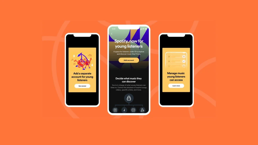 Spotify introduces Managed Accounts for kids in the Family plan. Content filters, artist blocking, and a clean algorithm without kids’ hits in Wrapped.