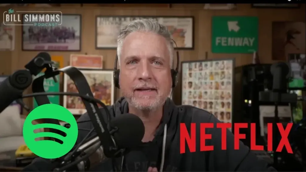 Neue Ära von Netflix: Video-Podcasts im Duo mit Spotify. Exklusive Titel und Schlag gegen YouTube. Start im Jahr 2026 in den USA.