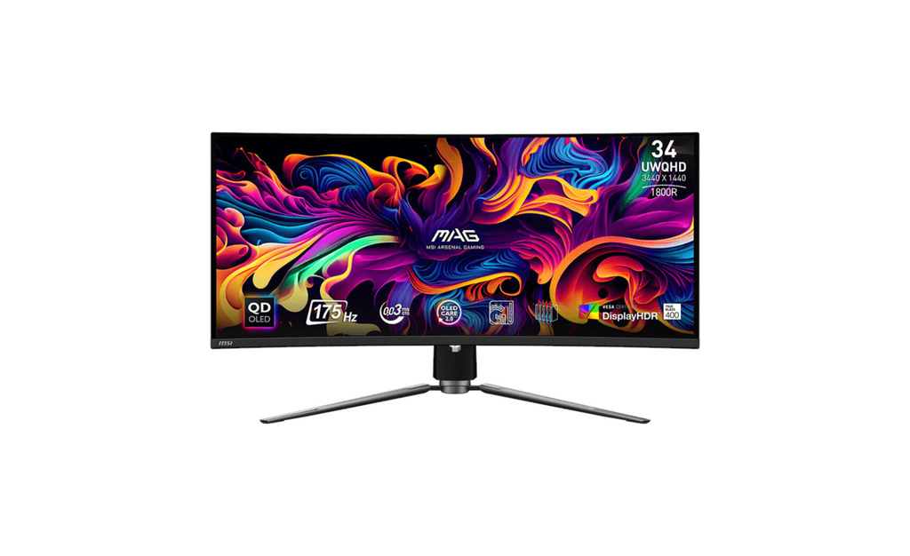 MSI MAG 341CQP 34” w promocji – QD-OLED, 175 Hz, HDR1000 i 3-letnia gwarancja. Tylko 2699 zł z kodem PNU0509-161025 do 16 października!