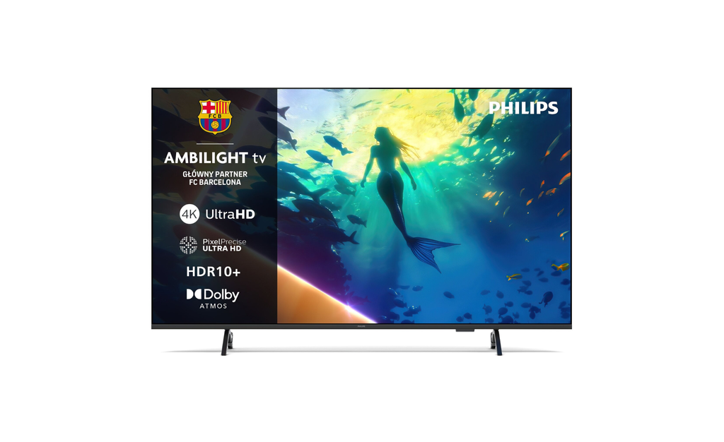 Nowy Philips 43PUS8010 z systemem Titan OS i Ambilight 3-stronnym w promocji! Smart TV 4K HDR10 i Dolby Atmos teraz za 1599 zł z kodem PNU0509-161025!