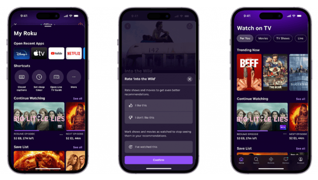 Roku introduces AI similar to Gemini – a conversational assistant, better search, match results, and new features in the mobile app.