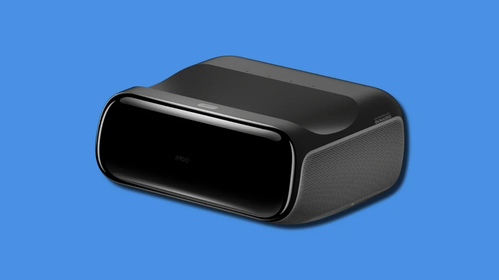 JMGO O2S Ultra – der kleinste 4K-Laser-TV mit rekordverdächtigem 0,16:1 Projektionsverhältnis! 100 Zoll aus 17 cm Entfernung, 3600 ISO-Lumen und Google TV.