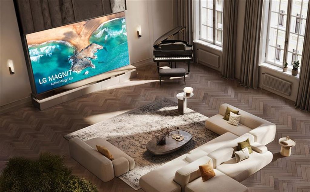 LG MAGNIT Active Micro LED – 136 inches of luxury home cinema with Dolby Vision and the α9 AI 6th Gen processor. Launching October 21.
