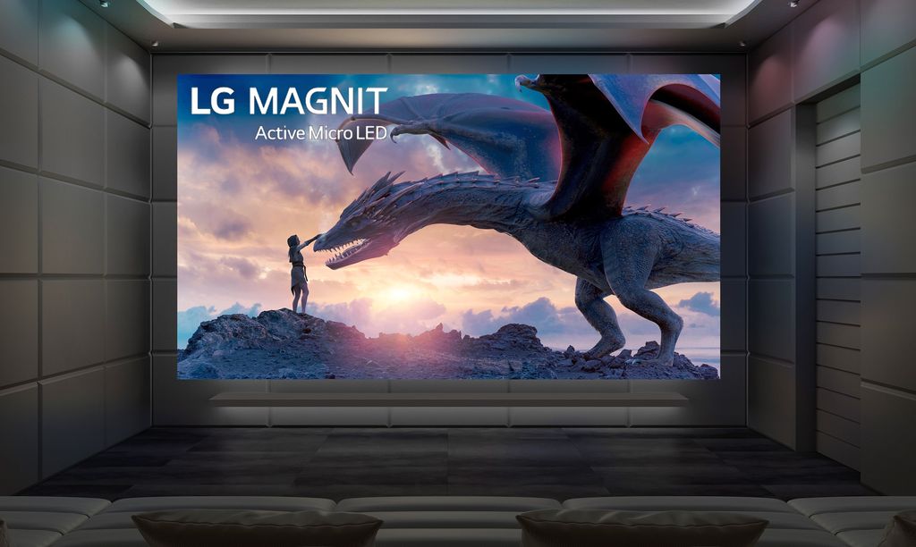 LG opens a new premium era – the MAGNIT Active Micro LED 136” screen with Dolby Vision, 100 W audio and the α9 AI processor of the 6th generation.