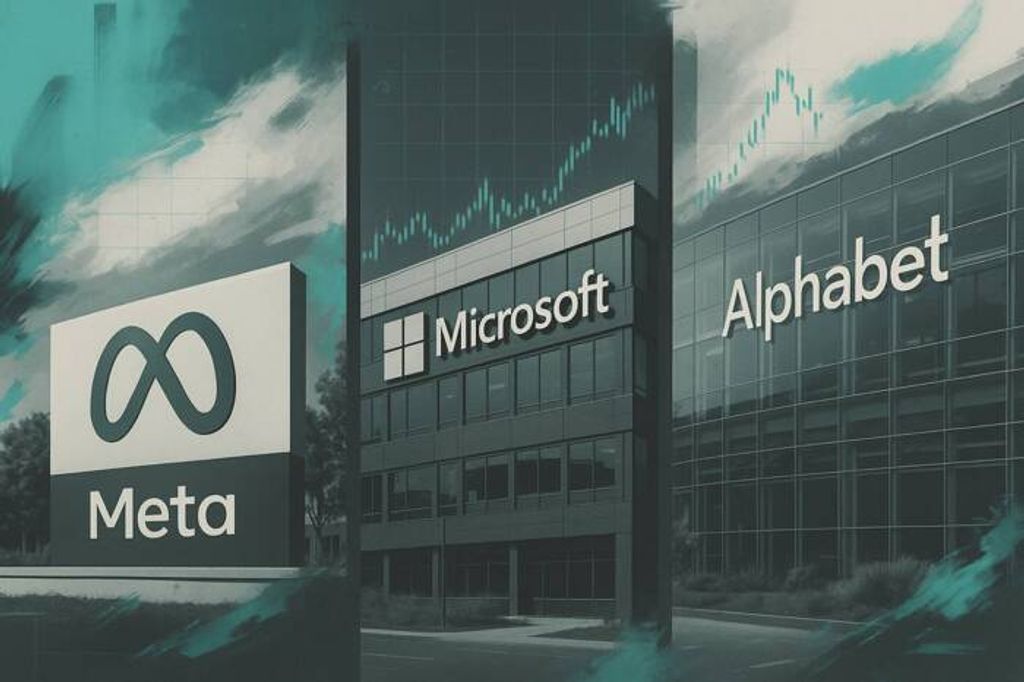 Meta is losing billions due to aggressive investments in AI. Alphabet and Microsoft are demonstrating stability and record revenues.