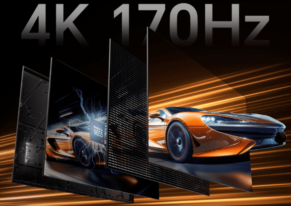 Hisense E8S Pro – Mini-LED with 6200 nits brightness and 330Hz refresh! RGB backlight, 4× HDMI 2.1, Devialet 270W sound. Gamers will love it.