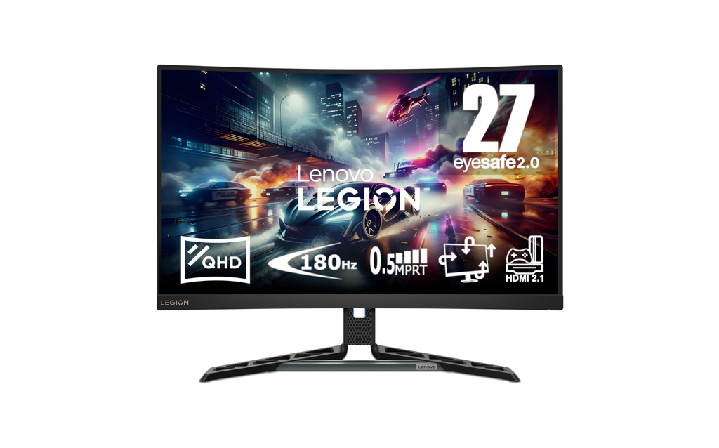 Lenovo Legion R27qc-30 (67C6GAC2EU) – zakrzywiony monitor 27” QHD 180 Hz dla graczy. Świetna jakość i płynność obrazu za jedyne 699 zł!