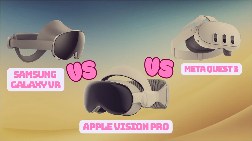 Apple Vision Pro vs Samsung Galaxy XR vs Meta Quest 3 – porównanie gogli XR. Sprawdź, który headset oferuje najlepszy obraz i moc.