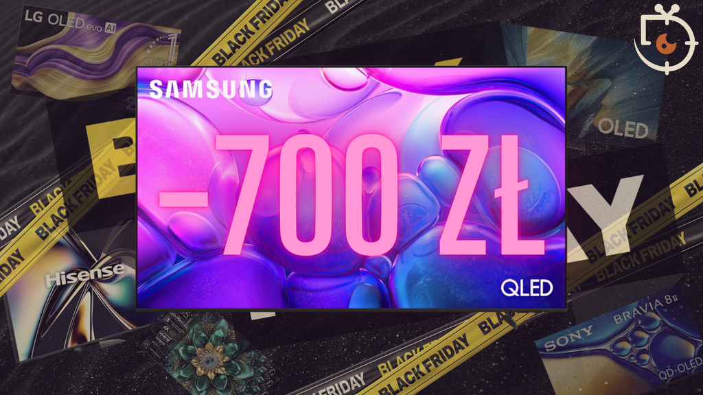Samsung Q6F w promocji Black Friday! Cena spada do 2499 zł z 3199 zł. Świetny QLED w rewelacyjnej cenie – idealny do filmów, sportu i grania.
