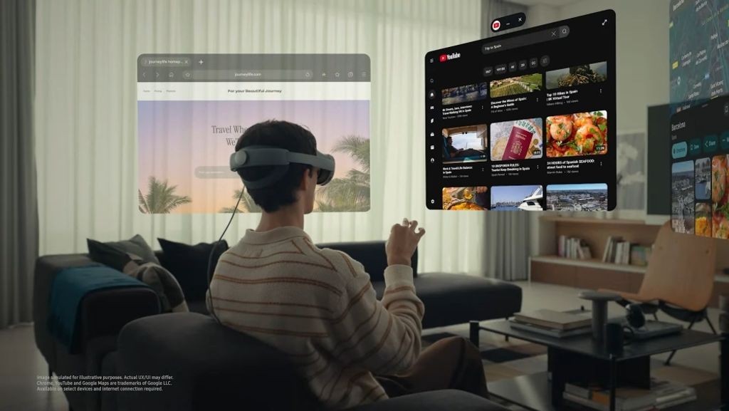 Google TV on Android XR with 3D support. 16 initial movies, including Spider-Man and Star Trek. Google is starting to catch up to Apple Vision Pro.