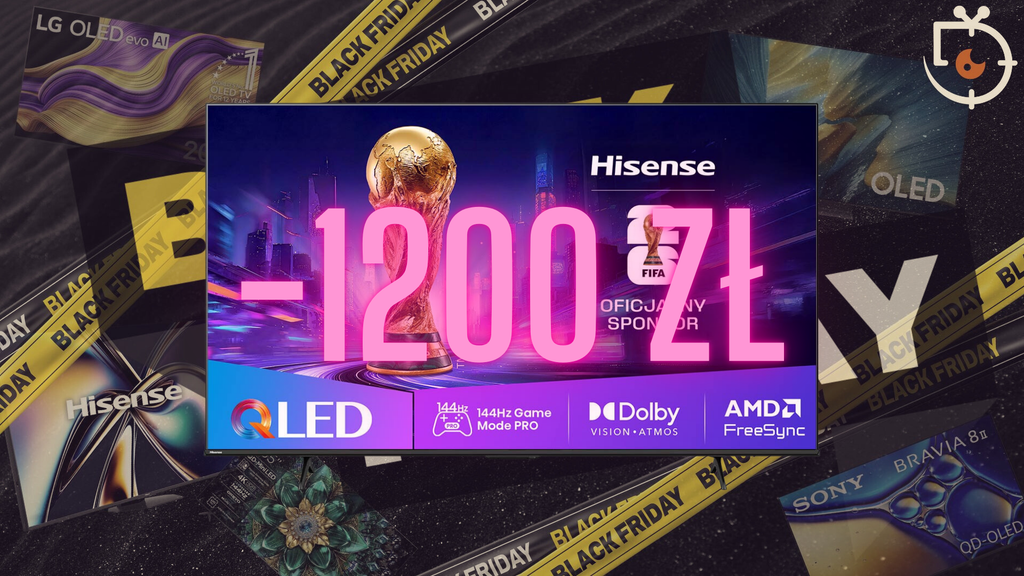 Hisense E79Q Pro 75” w megapromocji! Duży QLED 144 Hz z HDMI 2.1, Dolby Vision i Atmos teraz za 3999 zł zamiast 5199 zł. Sprawdź, dlaczego to najlepsza oferta na 75 cali.