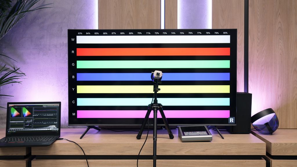 Olbrzymi telewizor 85 cali z podświetleniem Mini-LED. TCL C6K łączy duży rozmiar, odświeżanie 144 Hz i wsparcie Dolby Vision w bardzo atrakcyjnej cenie. Podpis pod zdjęcie: TCL C6K – 85-calowy kolos Mini-LED z systemem Google TV.
