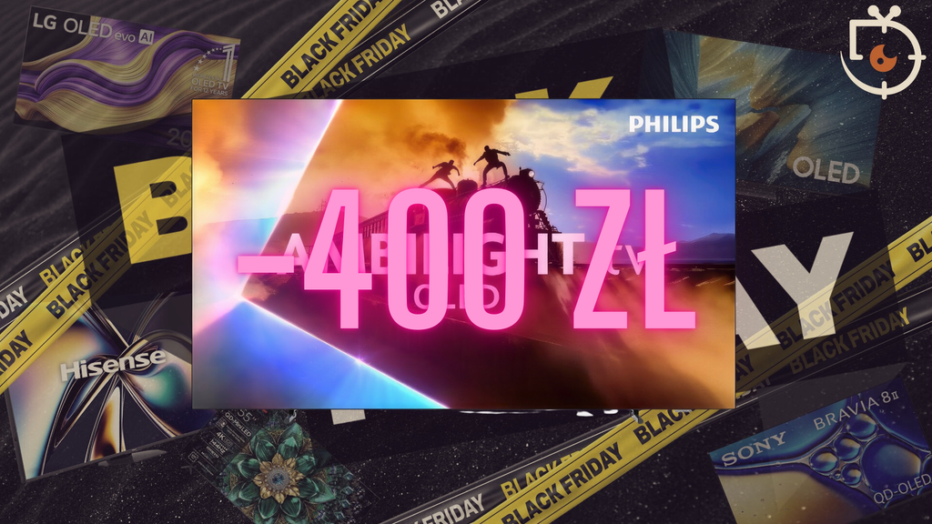 Philips OLED770 55” w promocji – cena spada do 3799 zł! Sprawdź, dlaczego ten OLED z Ambilight 3, Dolby Vision i HDMI 2.1 to jeden z najlepszych wyborów do filmów i grania.