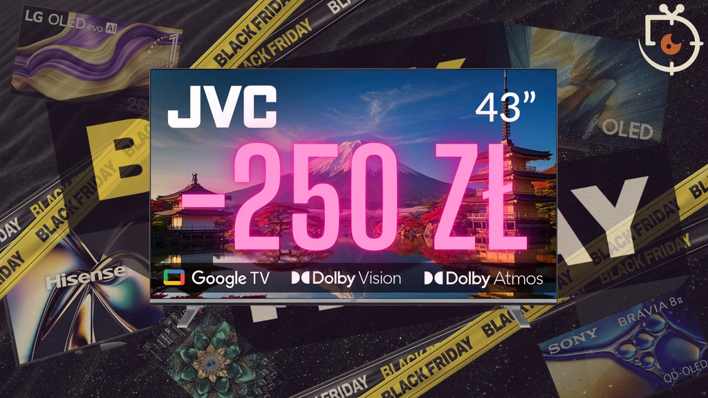 JVC LT-VG7400 43” w mega promocji – teraz tylko 999 zł zamiast 1379 zł! Sprawdź, dlaczego ten telewizor 4K z Google TV, Dolby Vision i HDMI 2.1 to najlepsza okazja do 1000 zł.