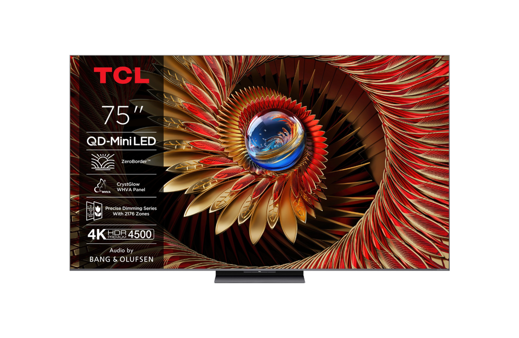 Jak przecenić TCL C8K 75” poniżej 6000 zł? Raty 0% + cashback obniżają cenę do 5699 zł. Sprawdź szczegóły promocji na duży telewizor Mini-LED z Google TV i HDMI 2.1.