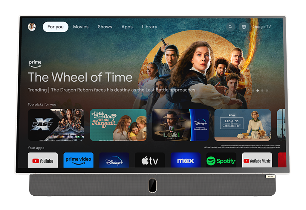 Metz 24MPE7002Z – tragbarer Fernseher mit Google TV. Integrierter Griff, geringes Gewicht, Dolby Digital Plus und ein heller, entspiegelt Bildschirm. Sieh dir an, warum dieses Modell eine interessante Alternative zu Projektoren wird.