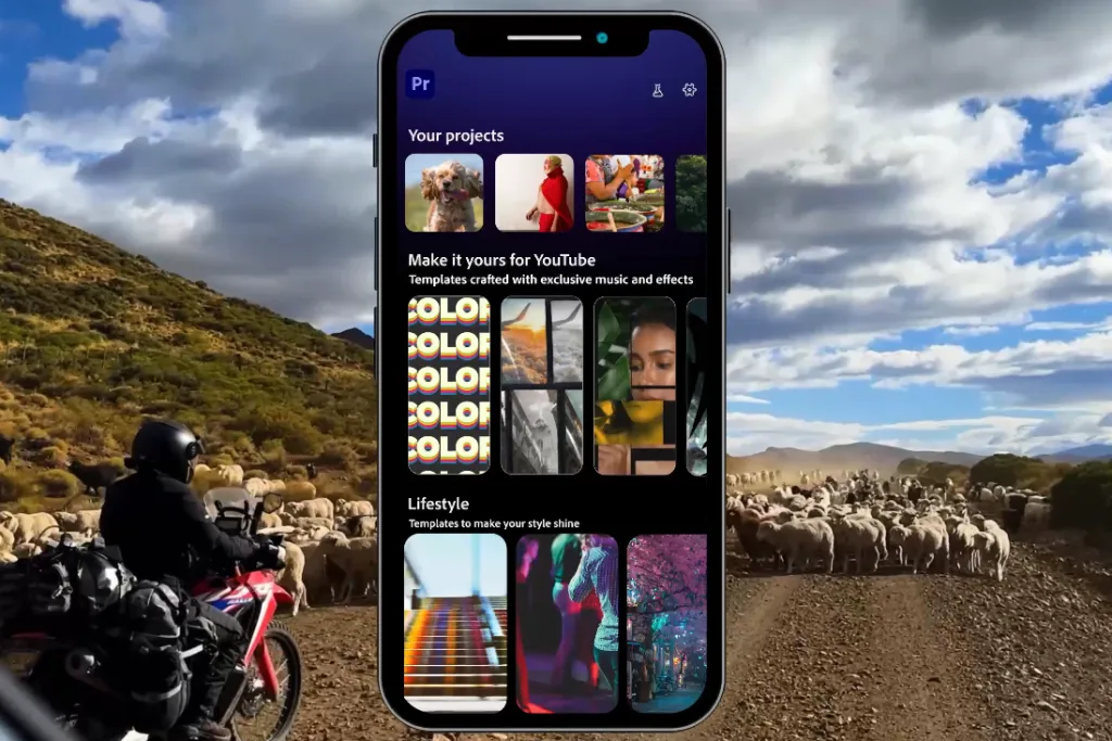 Mobile premiere with the "Create for YouTube Shorts" space – edit, generate AI effects, and publish directly to YouTube. Adobe makes it easier to create viral short-form videos.